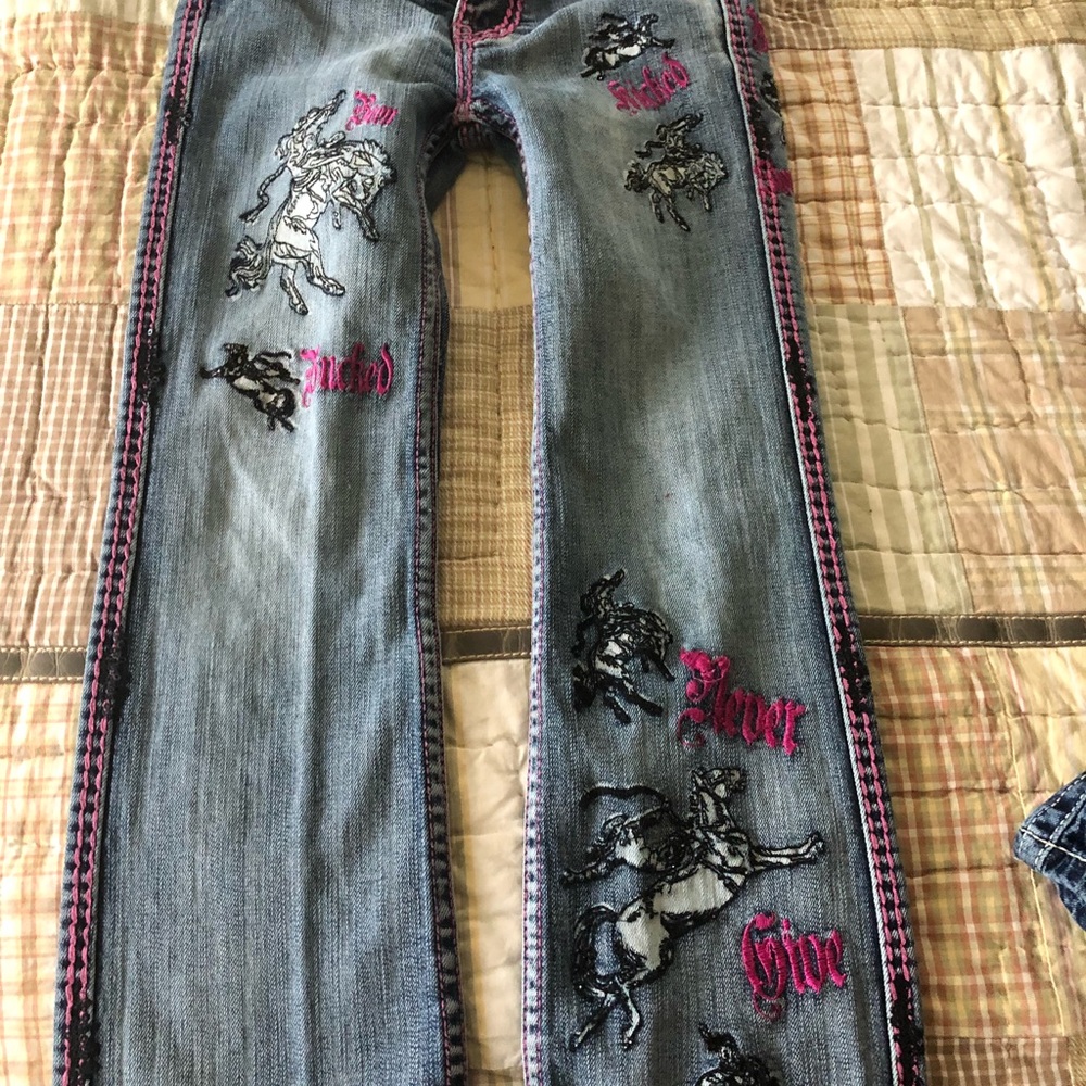 Girls Size 6 cowgirl tuff, 6x rock 47 - Picture 3 of 6